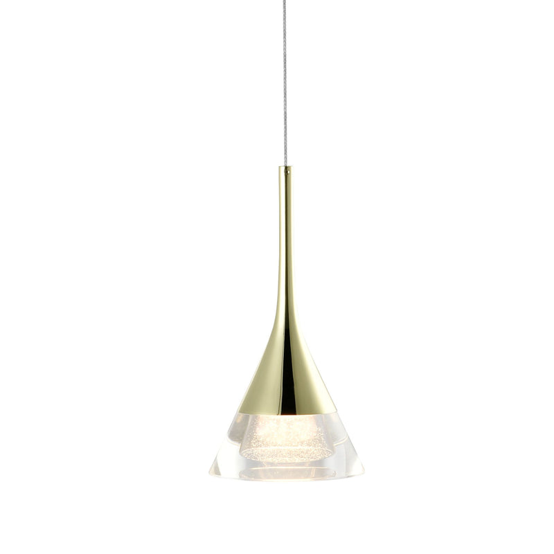 VONN Amalfi 4.75" VAP2211GL Integrated LED Pendant Light - Gold