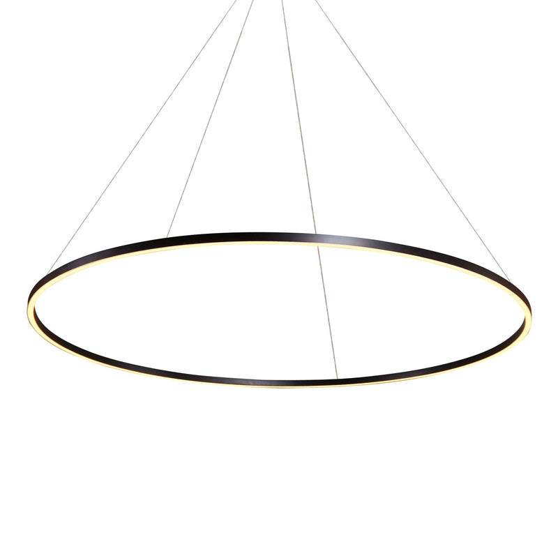 VONN Tania 60" VMC34960BL Modern Circular LED Chandelier in Black