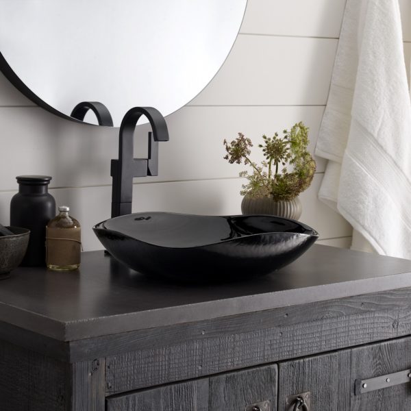 Native Trails Lido Series Glass Vessel Bathroom Sink