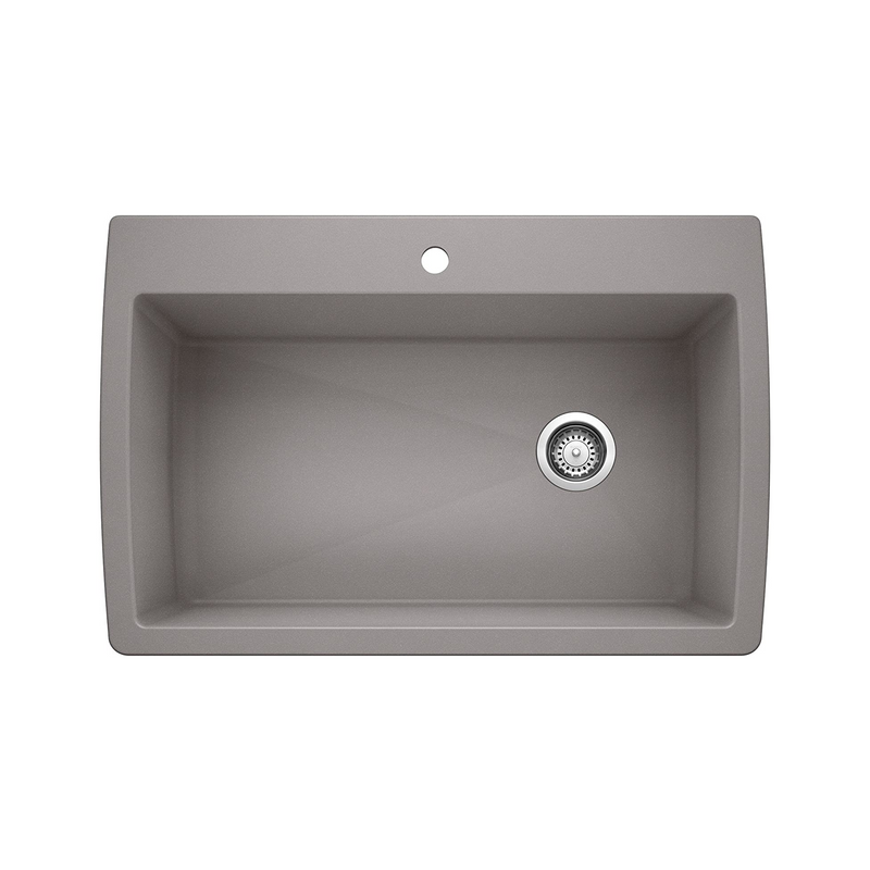 Blanco Diamond Super Single Dual Mount SILGRANIT Kitchen Sink