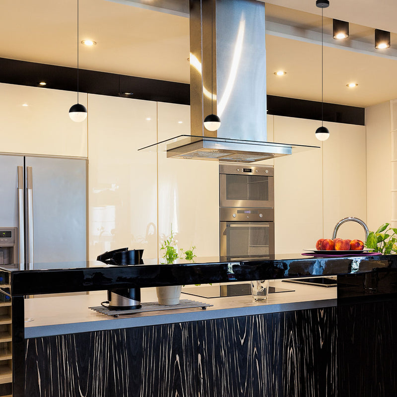 VONN Ravello 5" VAP2281BL Integrated LED Pendant Light - Black