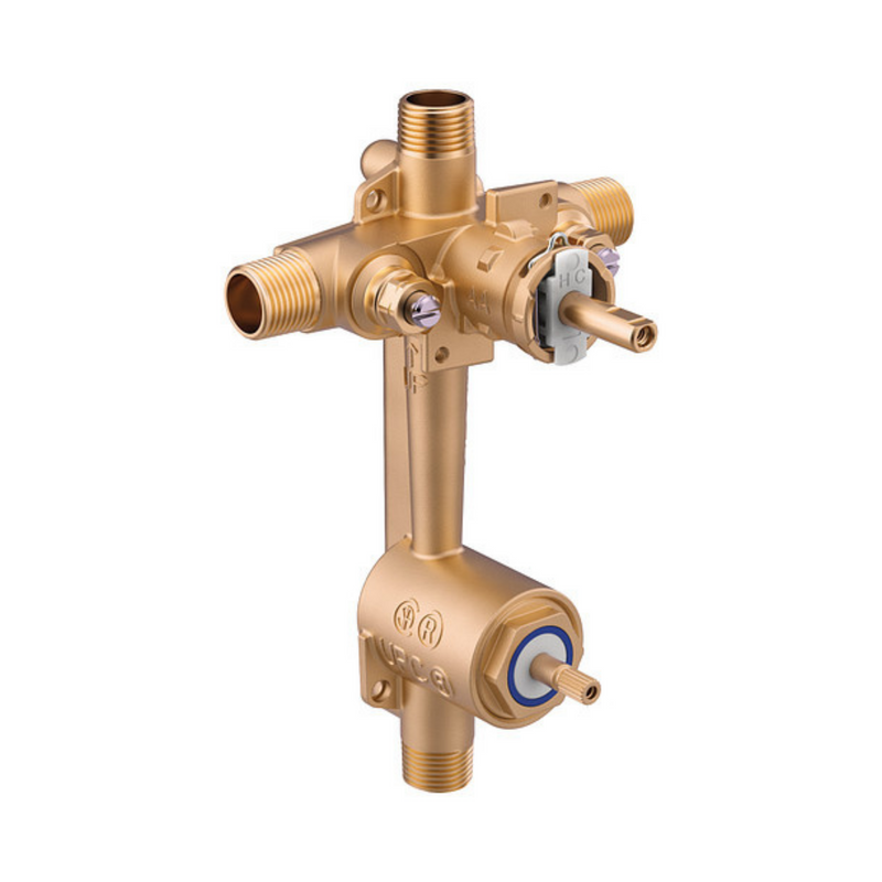 Moen M-Pact Posi-Temp With Diverter 1/2" CC IPS Connection Includes Pressure Balancing Stops