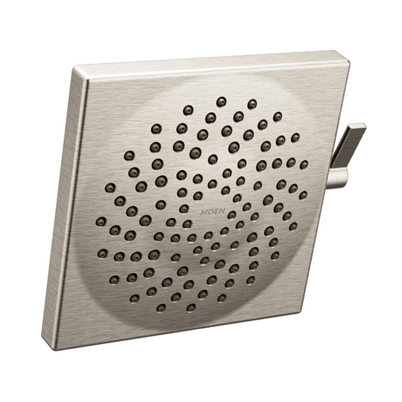 Moen Velocity Brushed Nickel Two-Function 8-1/2" Diameter Spray Head Rainshower
