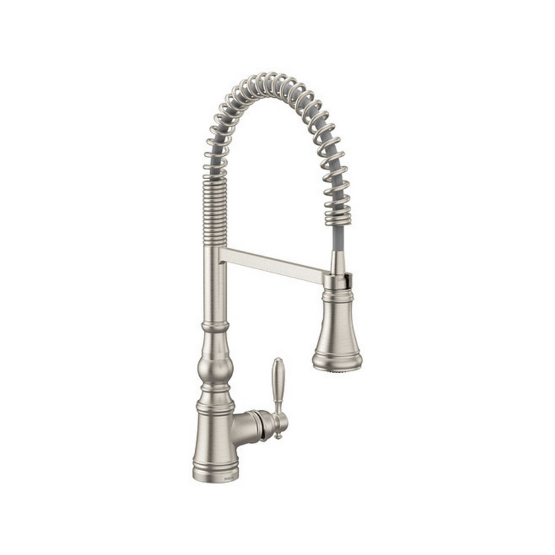 Moen Weymouth One-Handle Pre-Rinse Spring Pull-Down Kitchen Faucet
