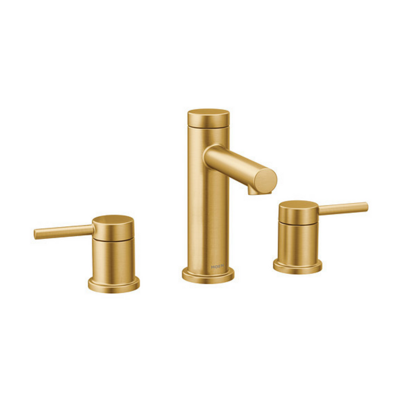 Moen Align Brushed Gold Two-Handle High Arc Bathroom Faucet