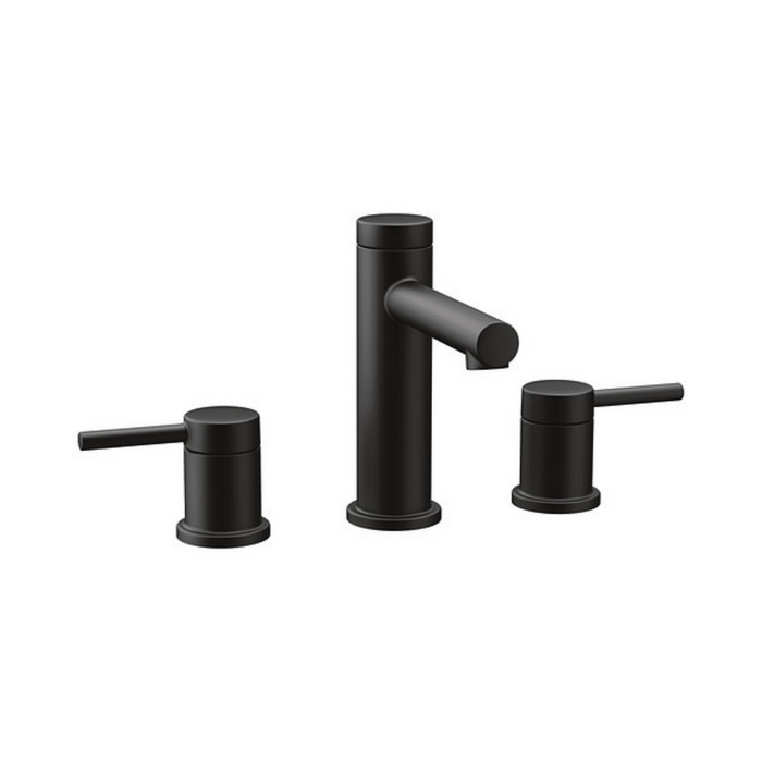 Moen Align Matte Black Two-Handle Widespread Bathroom Faucet