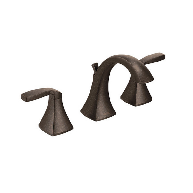 Moen Voss Oil Rubbed Bronze Two-Handle High Arc Bathroom Faucet