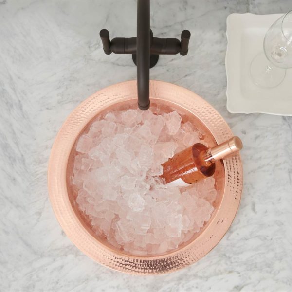 Native Trails Mojito Hammered Copper Bar & Prep Sink