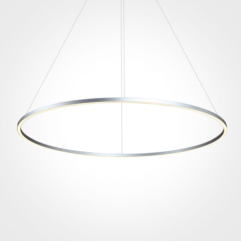VONN Tania 72" VMC34972AL Modern Circular LED Chandelier in Silver
