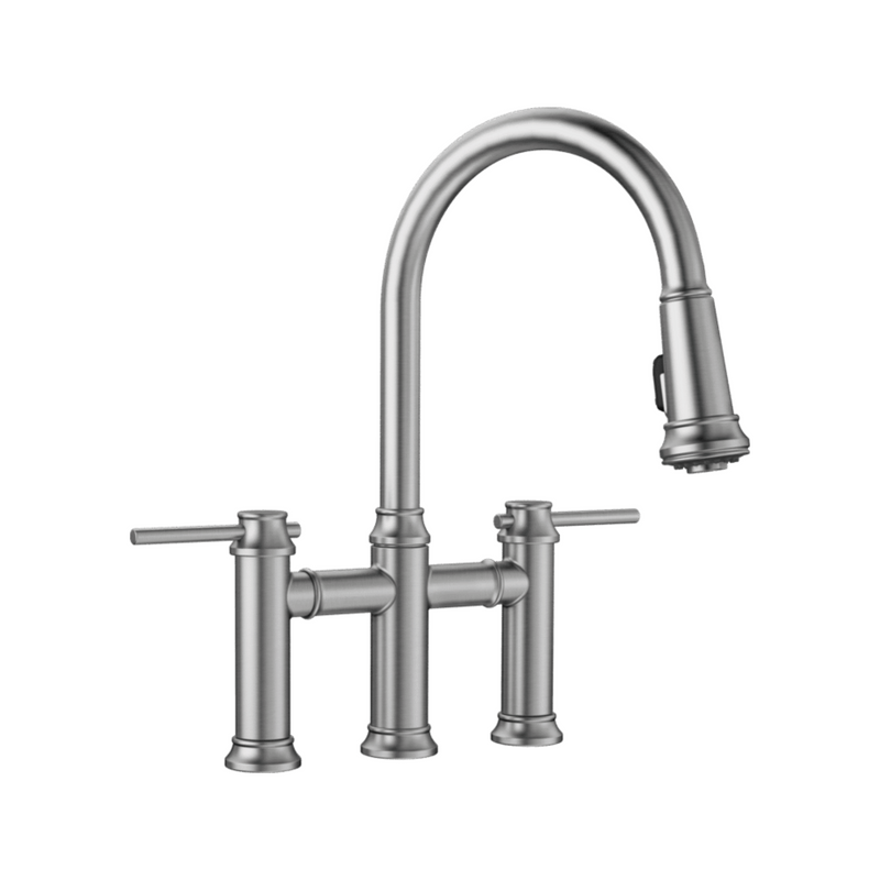 Blanco Empressa Bridge Pull-Down Kitchen Faucet 1.5 GPM