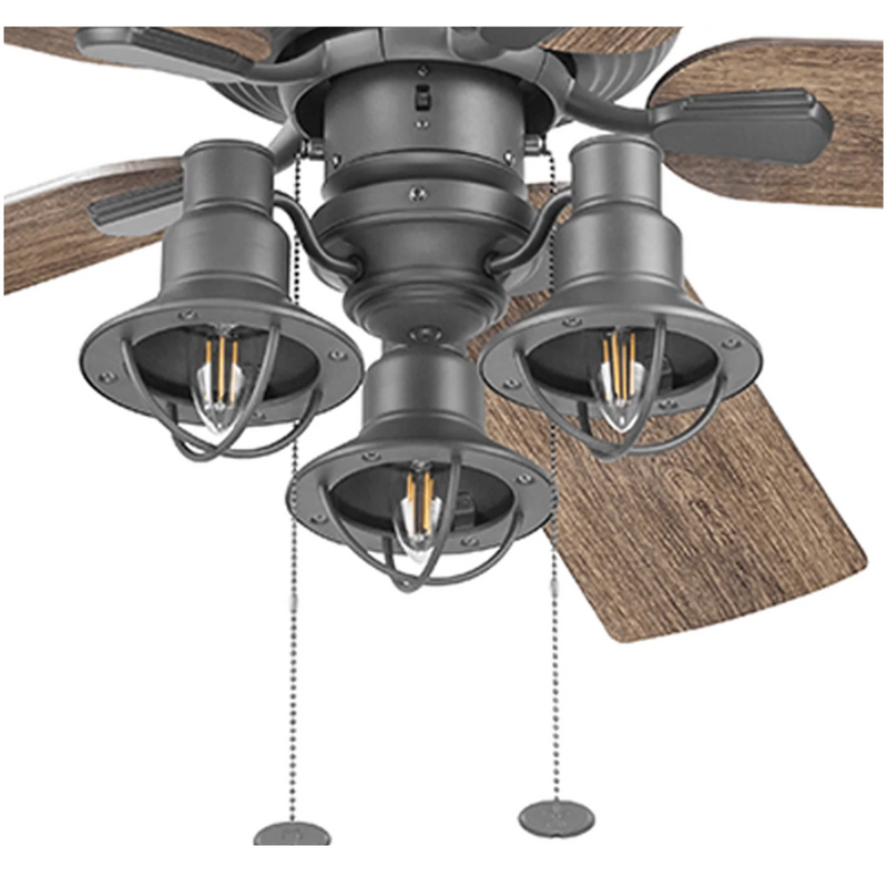 Prominence Home 52" Piercy Bronze Pull Chain Ceiling Fan