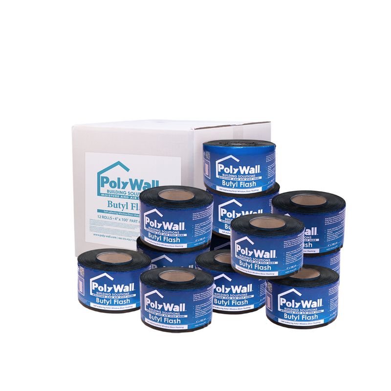 PolyWall Butyl Flash Window Flashing 4”x 100’