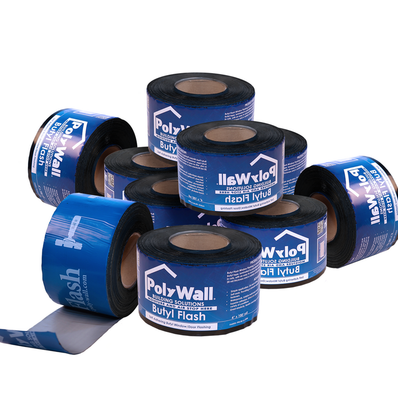 PolyWall Butyl Flash Window Flashing 4”x 100’