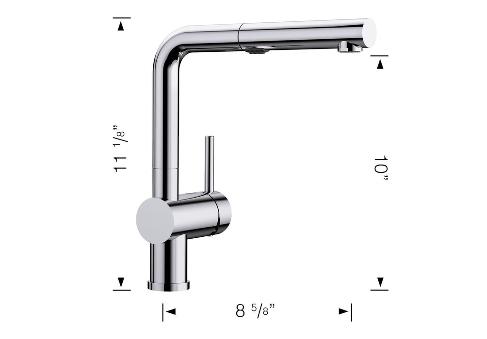 Blanco Linus Pull-Out 1.5 GPM Low Flow Faucet