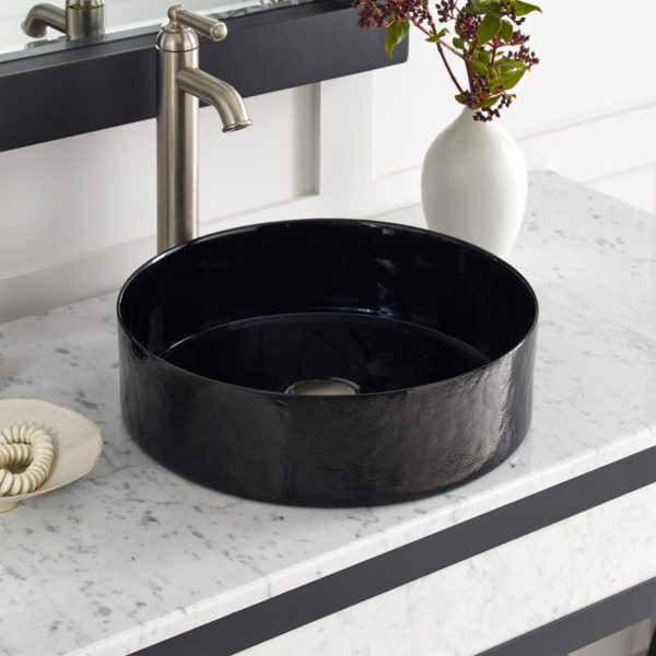 Native Trails Positano Series Glass Vessel Bathroom Sink