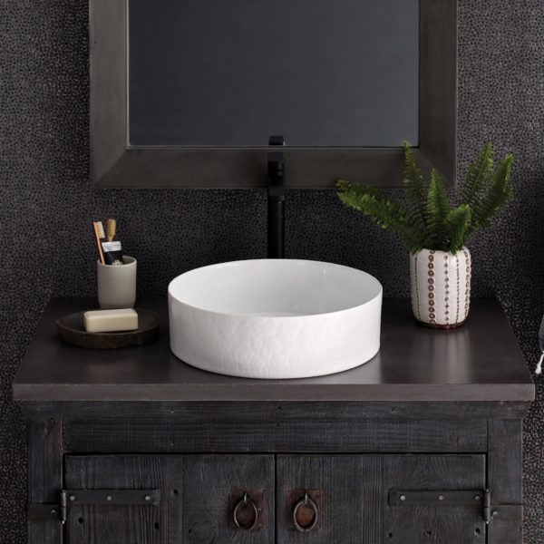 Native Trails Positano Series Glass Vessel Bathroom Sink
