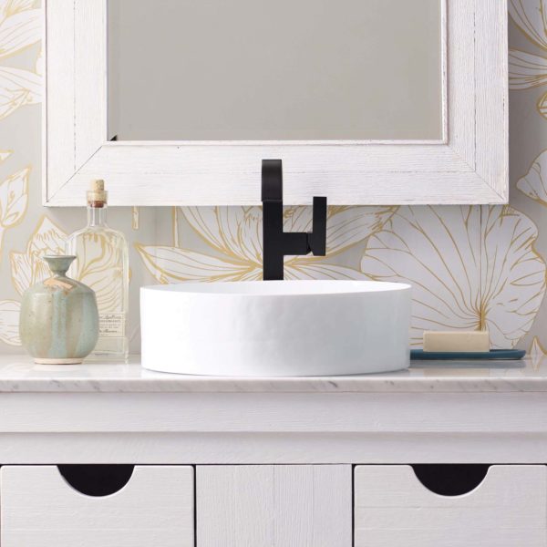 Native Trails Positano Series Glass Vessel Bathroom Sink