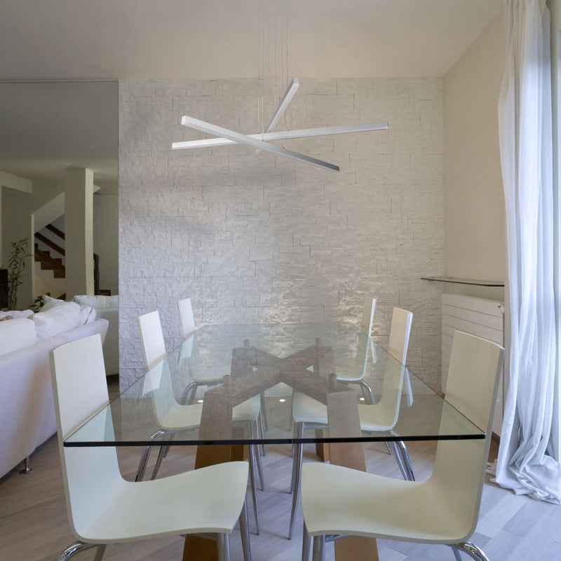 VONN Sirius 40" VMP25030AL Integrated LED Pendant Light in Silver