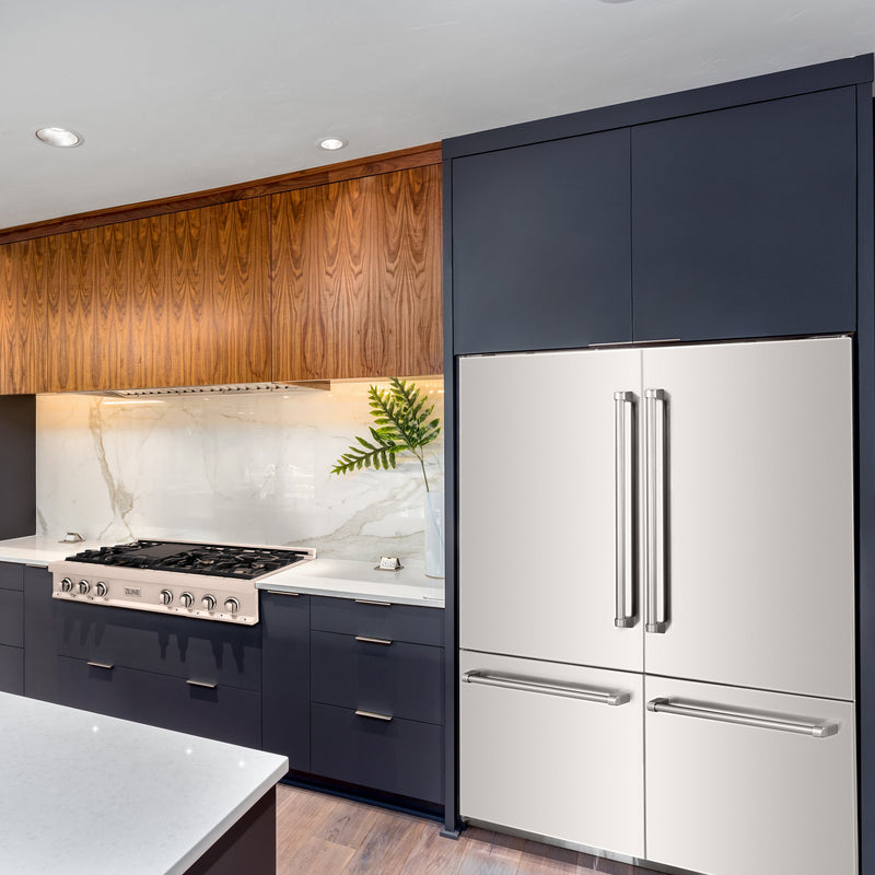 ZLINE 60" Built-In 4-Door French Door Refrigerator with Internal Water and Ice Dispenser in Stainless Steel