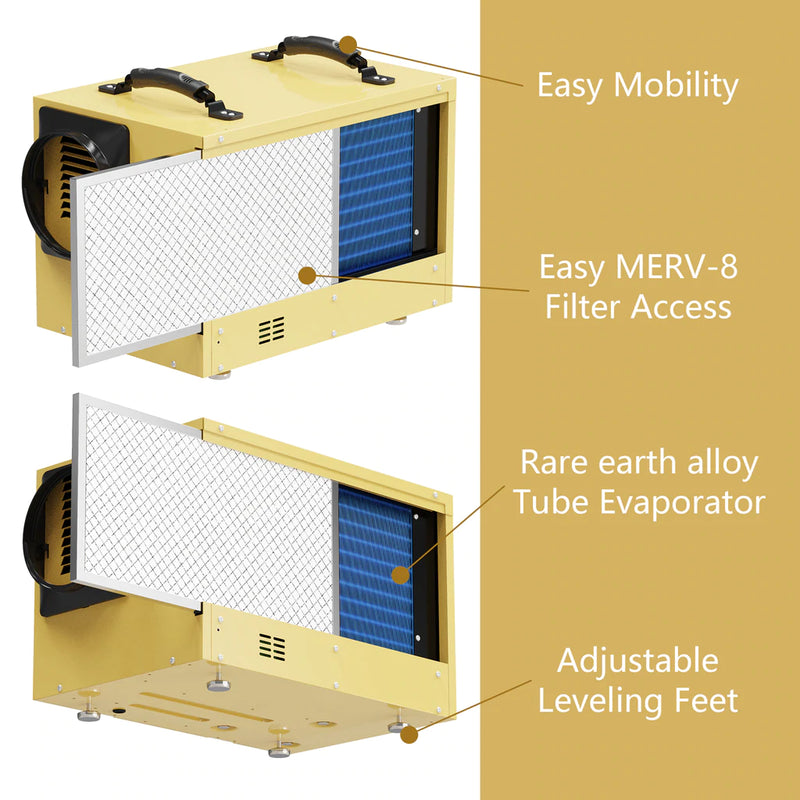 AlorAir Sentinel HD55S Gold 120 PPD Commercial Dehumidifier