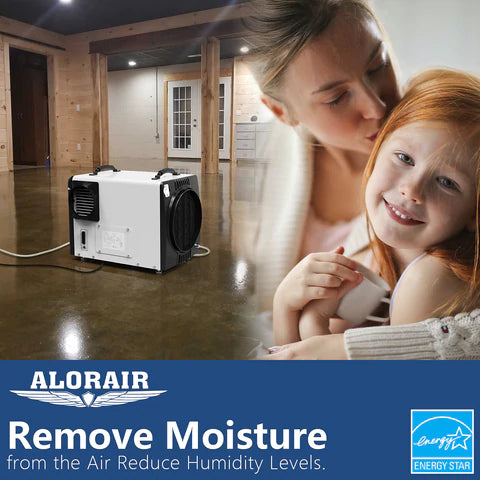 AlorAir Sentintel HDi90 Duct-able 198 PPD Basement Dehumidifier