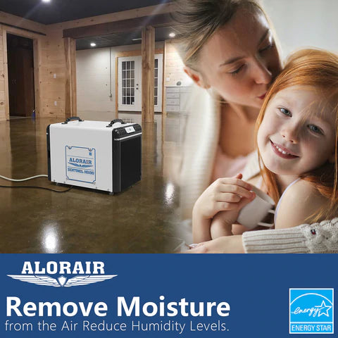 AlorAir Sentintel HDi90 198 PPD Basement Dehumidifier with Condensate Pump