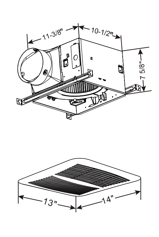 Sterling Supreme Series SEP 80 Bathroom Fan