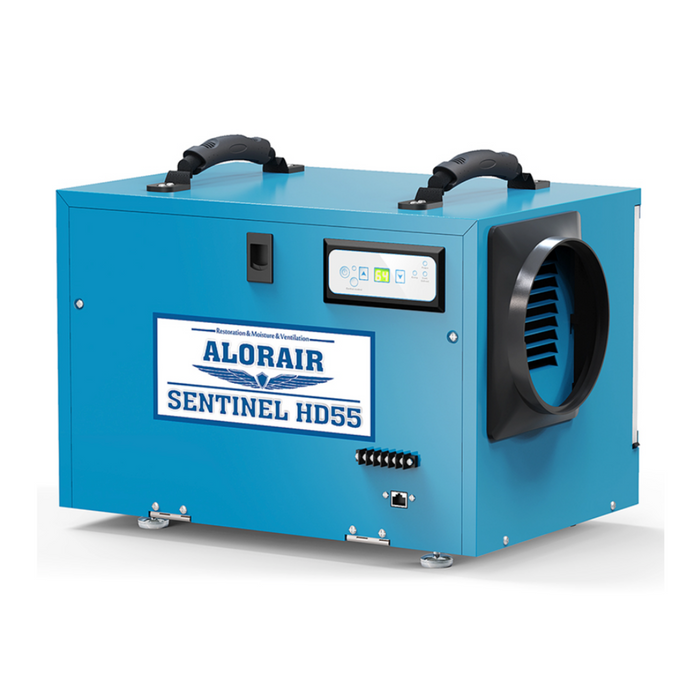 AlorAir Sentinel HD55 Blue 113 Pint Commercial-Residential Dehumidifier