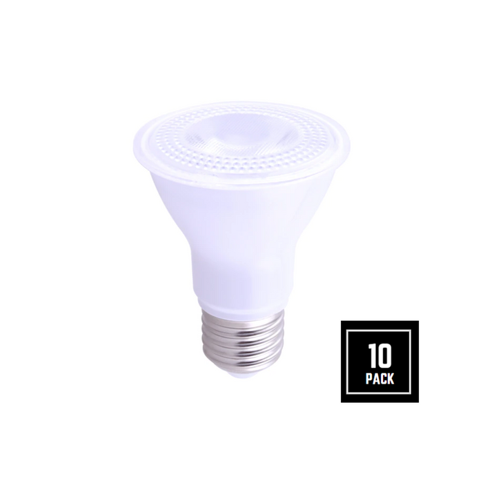 Simply Conserve Par 20 7W Dimmable Halogen Replacement LED Bulb - 10 Pack