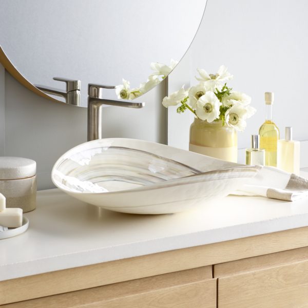 Native Trails Sorrento Series Glass Vessel Bathroom Sink
