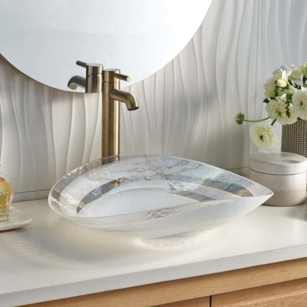Native Trails Sorrento Series Glass Vessel Bathroom Sink