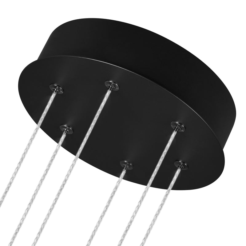 VONN Sirius 40" VMP25030BL Integrated LED Pendant Light in Black