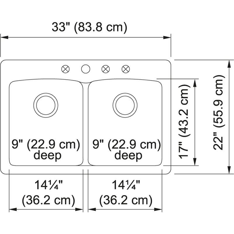 Franke Ellipse EDDB33229-1 Granite Mocha Kitchen Sink