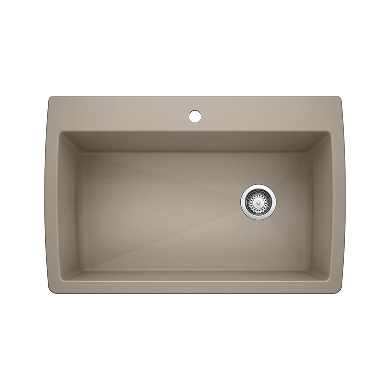 Blanco Diamond Super Single Dual Mount SILGRANIT Kitchen Sink