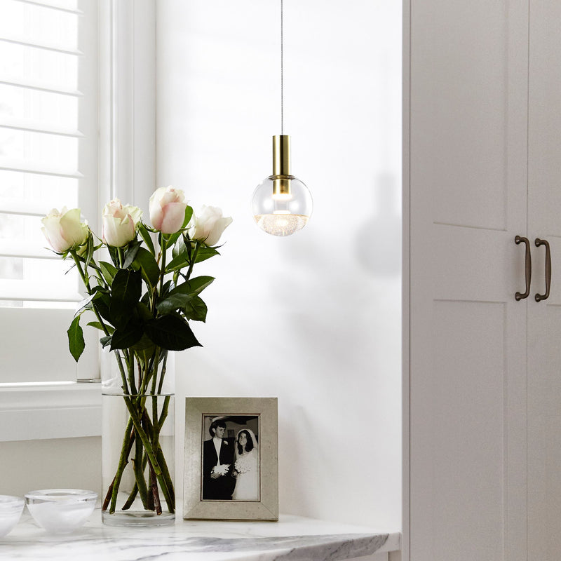 VONN Artisan Sienna VAP2181BRS Integrated LED Pendant Light - Brass