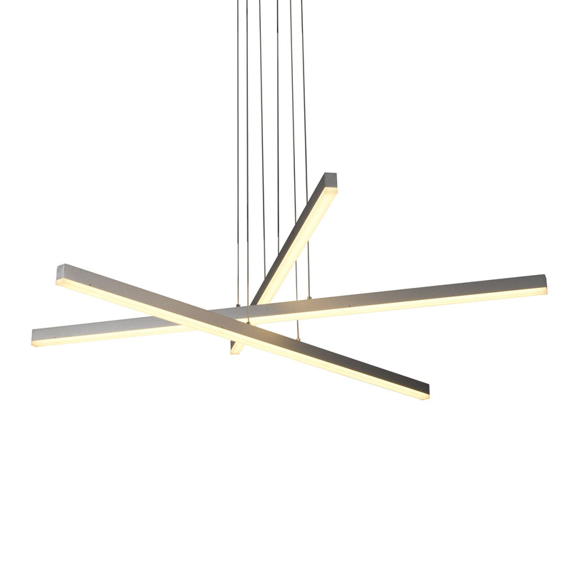 VONN Sirius 40" VMP25030AL Integrated LED Pendant Light in Silver