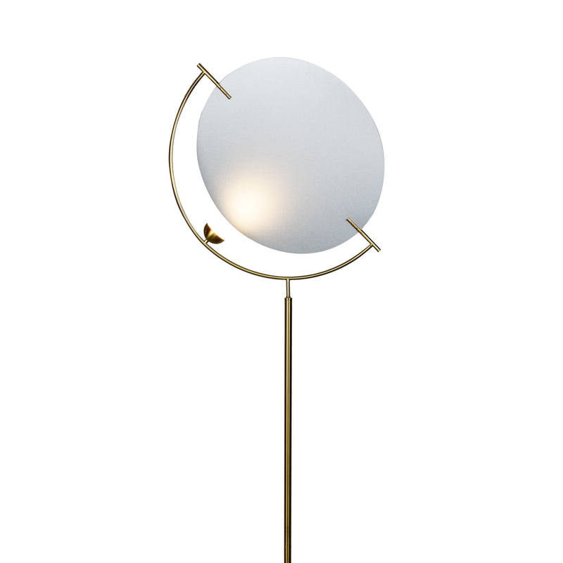 VONN Como 60" VAF5241AB Integrated LED Floor Lamp with Silver Shade