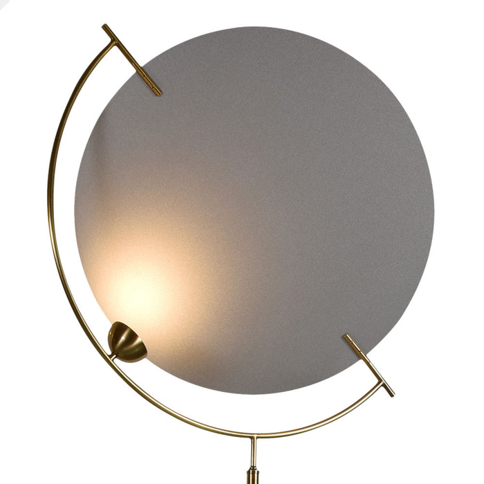 VONN Como 60" VAF5241AB Integrated LED Floor Lamp with Silver Shade