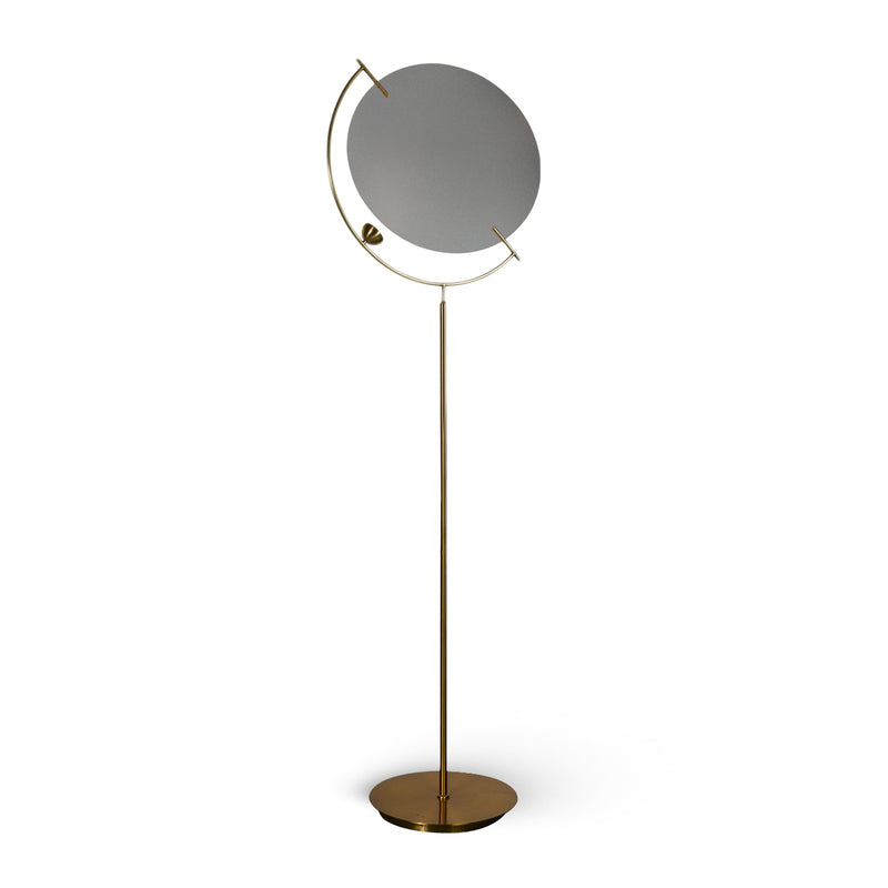 VONN Como 60" VAF5241AB Integrated LED Floor Lamp with Silver Shade