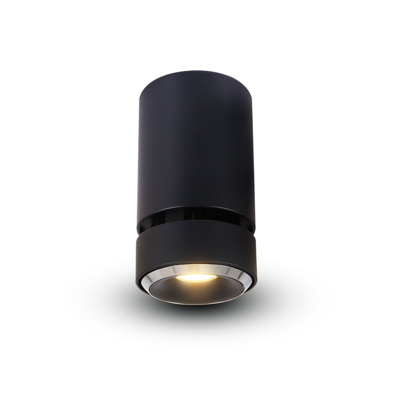 VONN ORBIT VMCL000701A020BL LED Surface Mounted Adjustable Downlight in Black
