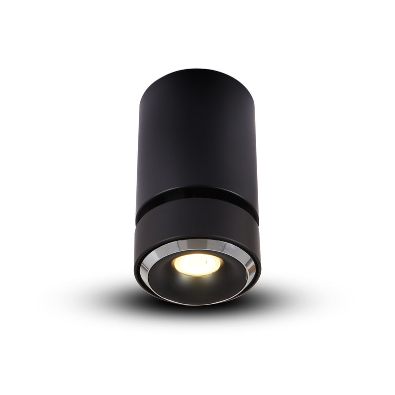 VONN ORBIT VMCL000701A020BL LED Surface Mounted Adjustable Downlight in Black