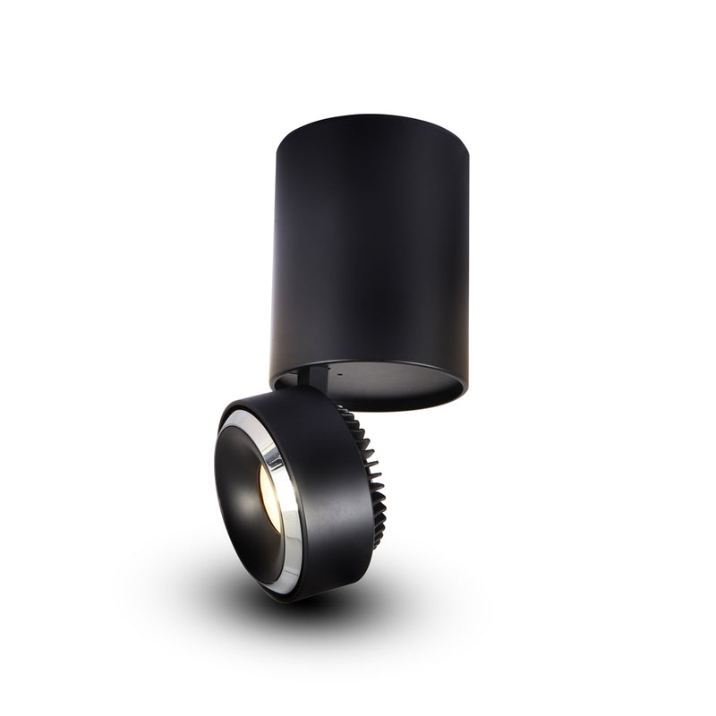 VONN ORBIT VMCL000701A020BL LED Surface Mounted Adjustable Downlight in Black