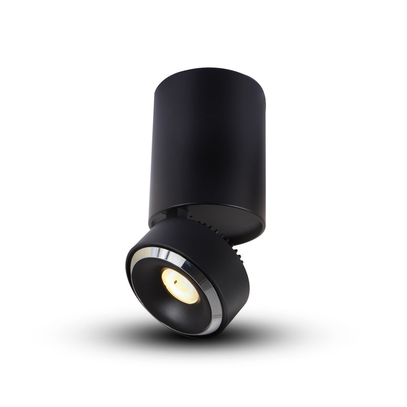 VONN ORBIT VMCL000701A020BL LED Surface Mounted Adjustable Downlight in Black
