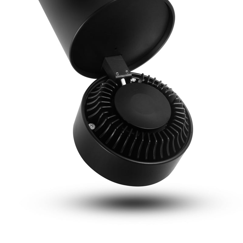 VONN ORBIT VMCL000701A020BL LED Surface Mounted Adjustable Downlight in Black