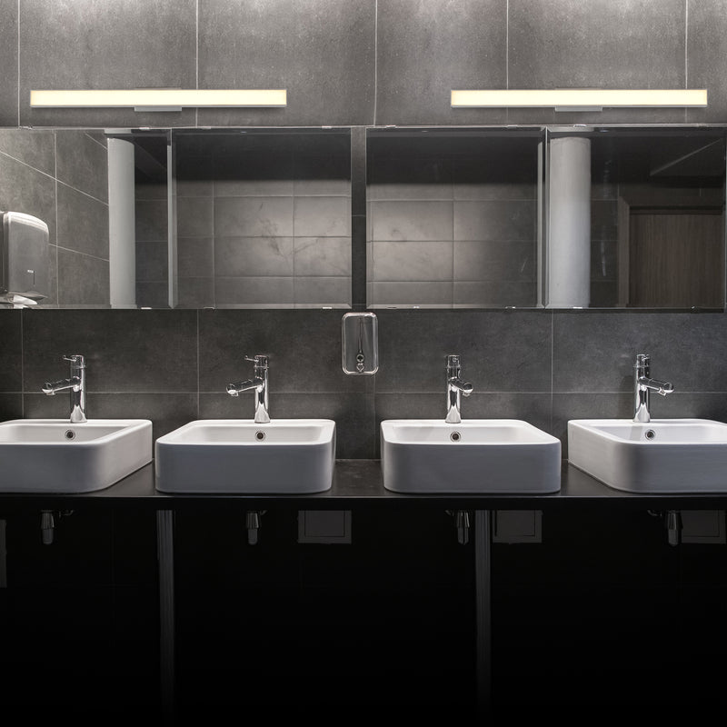 VONN Procyon VMW11024AL 24" AC LED Vanity Light in Silver