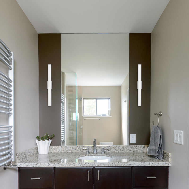 VONN Procyon VMW11200AL 24" AC LED Vanity Light in Silver