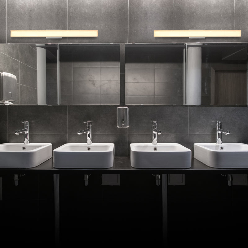 VONN Procyon VMW11200AL 24" AC LED Vanity Light in Silver