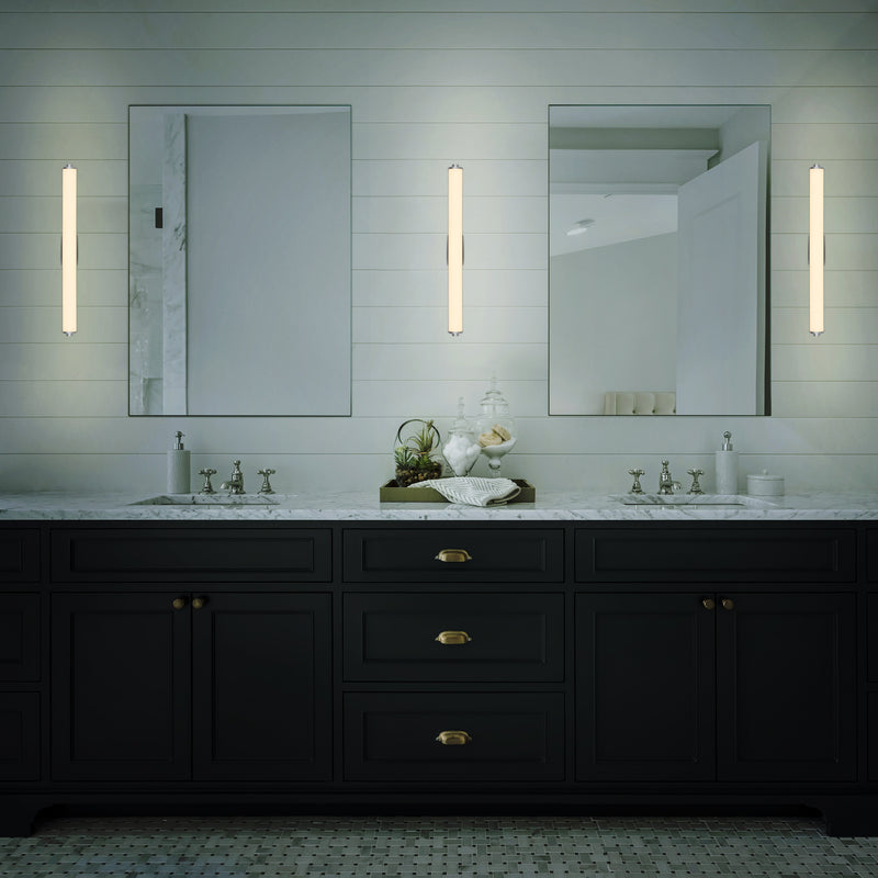 VONN Procyon VMW11300AL 25" Circular AC LED Vanity Light in Silver