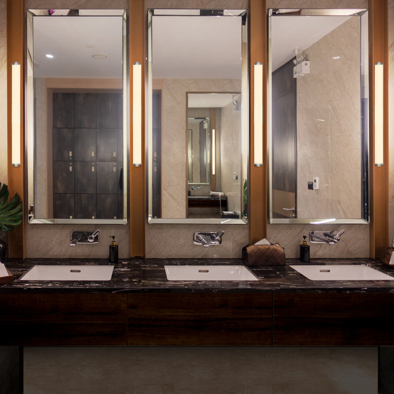 VONN Procyon VMW11300AL 25" Circular AC LED Vanity Light in Silver