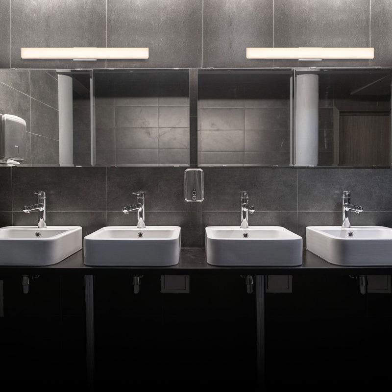 VONN Procyon VMW11700AL 24" AC LED Vanity Light in Silver
